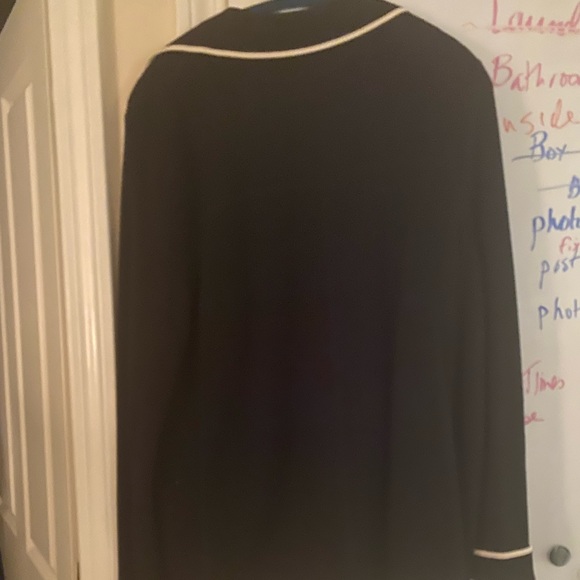 Talbots black knit jacket size X - Picture 2 of 6